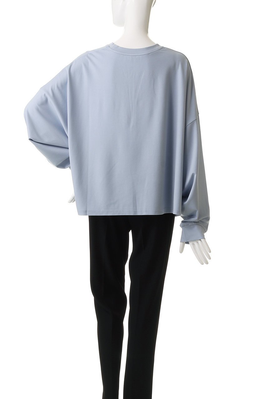 【レモンプレット/Lemonplet】のTIA JERSEY T-SHIRT 人気、トレンドファッション・服の通販 founy(ファニー) 　ファッション　Fashion　レディースファッション　Fashion for Women　トップス・カットソー　Cut & Sew Tops　シャツ・ブラウス・オフィスカジュアル　Elegant Blouses & Button-Ups　ロングTシャツ・Tシャツ　Longline T-Shirts & Tees　カットソー・ベーシックTシャツ　Cut-and-Sewn Tops / Stretch Tees & Basics　スリーブ　Sleeve, Long Sleeve / Short Sleeve　トレンド　Trend, Trending Now　ドレープ　Drape, Draping Fabric　ロング　Long, Long-Length　other-4|ID: prp329100004549107 ipo3291000000036180869