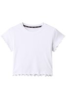 【レモンプレット/Lemonplet】のNANA CROP T-SHIRT 人気、トレンドファッション・服の通販 founy(ファニー) ファッション Fashion レディースファッション Fashion for Women トップス・カットソー Cut & Sew Tops シャツ・ブラウス・オフィスカジュアル Elegant Blouses & Button-Ups ロングTシャツ・Tシャツ Longline T-Shirts & Tees カットソー・ベーシックTシャツ Cut-and-Sewn Tops / Stretch Tees & Basics ショート Short, Short Length スリーブ Sleeve, Long Sleeve / Short Sleeve デニム Denim, Jeans Material フィット Fit, Slim Fit フェミニン Feminine, Girly フレア Flare, Flared ボトム Bottoms, Lower Wear ミックス Mix, Mixed Style ワイド Wide, Wide Fit 再入荷 Restock / Back in Stock |ID:prp329100004549108