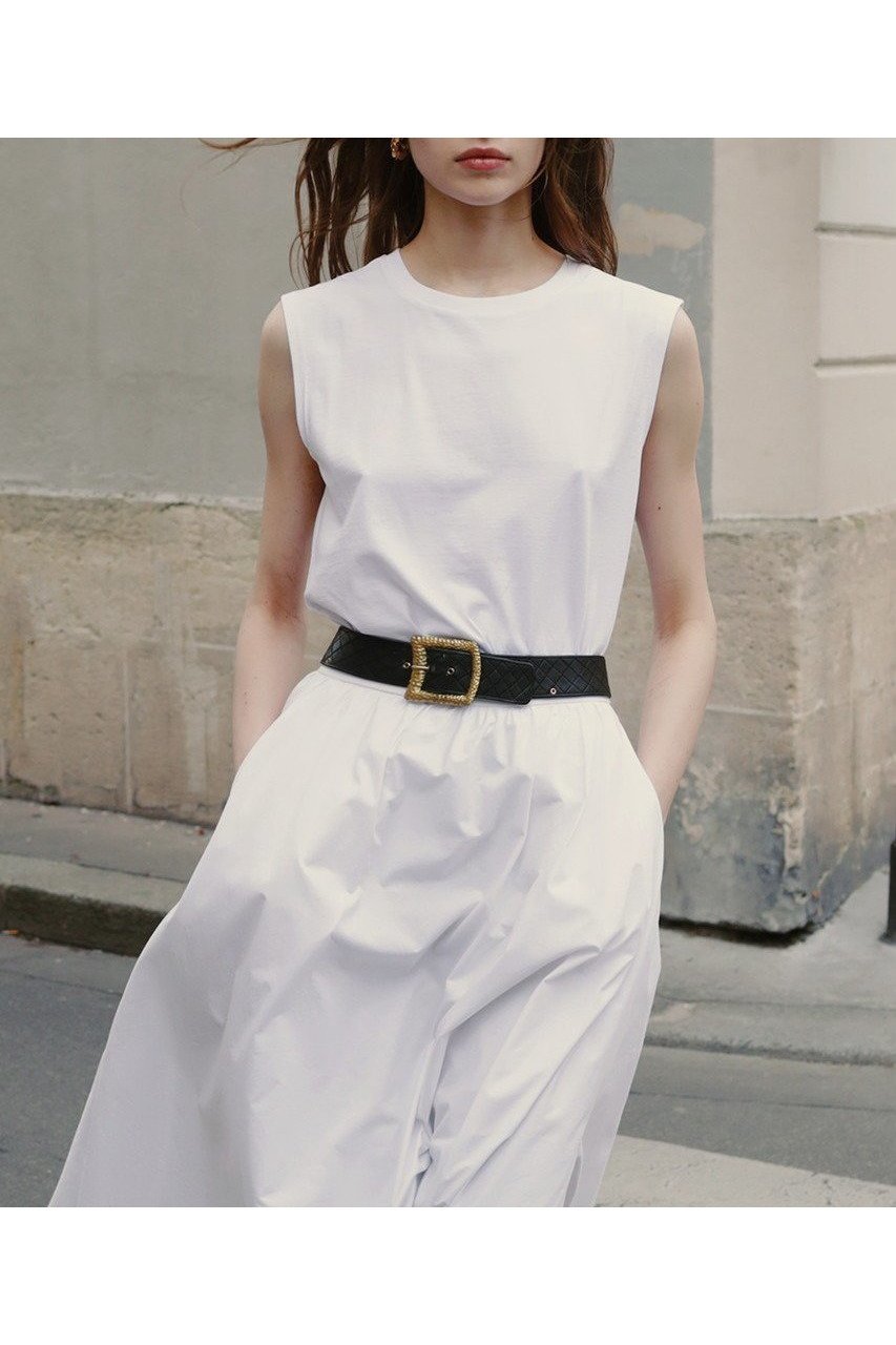 【レモンプレット/Lemonplet】のTIANA SLEEVELESS COTTON TOP 人気、トレンドファッション・服の通販 founy(ファニー) 　ファッション　Fashion　レディースファッション　WOMEN　トップス・カットソー　Tops/Tshirt　キャミソール / ノースリーブ　No Sleeves　シャツ/ブラウス　Shirts/Blouses　ロング / Tシャツ　T-Shirts　カットソー　Cut and Sewn　インナー　Inner　キャミソール　Camisole　サマー　Summer　ジャケット　Jacket　タンク　Tank　ノースリーブ　No Sleeve　リラックス　Relax　ワイド　Wide　NEW・新作・新着・新入荷　New Arrivals　other-8|ID: prp329100004549109 ipo3291000000032150665