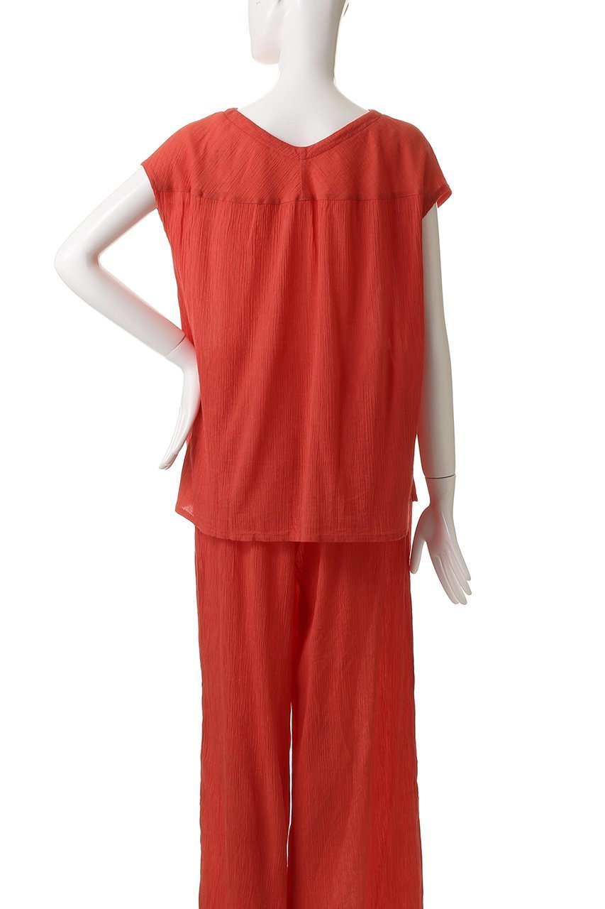 【キッドブルー/KID BLUE】の25サマークレープトップス 人気、トレンドファッション・服の通販 founy(ファニー) 　ファッション　Fashion　レディースファッション　WOMEN　トップス・カットソー　Tops/Tshirt　おすすめ　Recommend　シアー　Sheer　ストライプ　Stripe　セットアップ　Set Up　パジャマ　Pajamas　リゾート　Resort　リラックス　Relax　夏　Summer　NEW・新作・新着・新入荷　New Arrivals　春　Spring　S/S・春夏　Ss・Spring/Summer　other-4|ID: prp329100004549114 ipo3291000000032150736