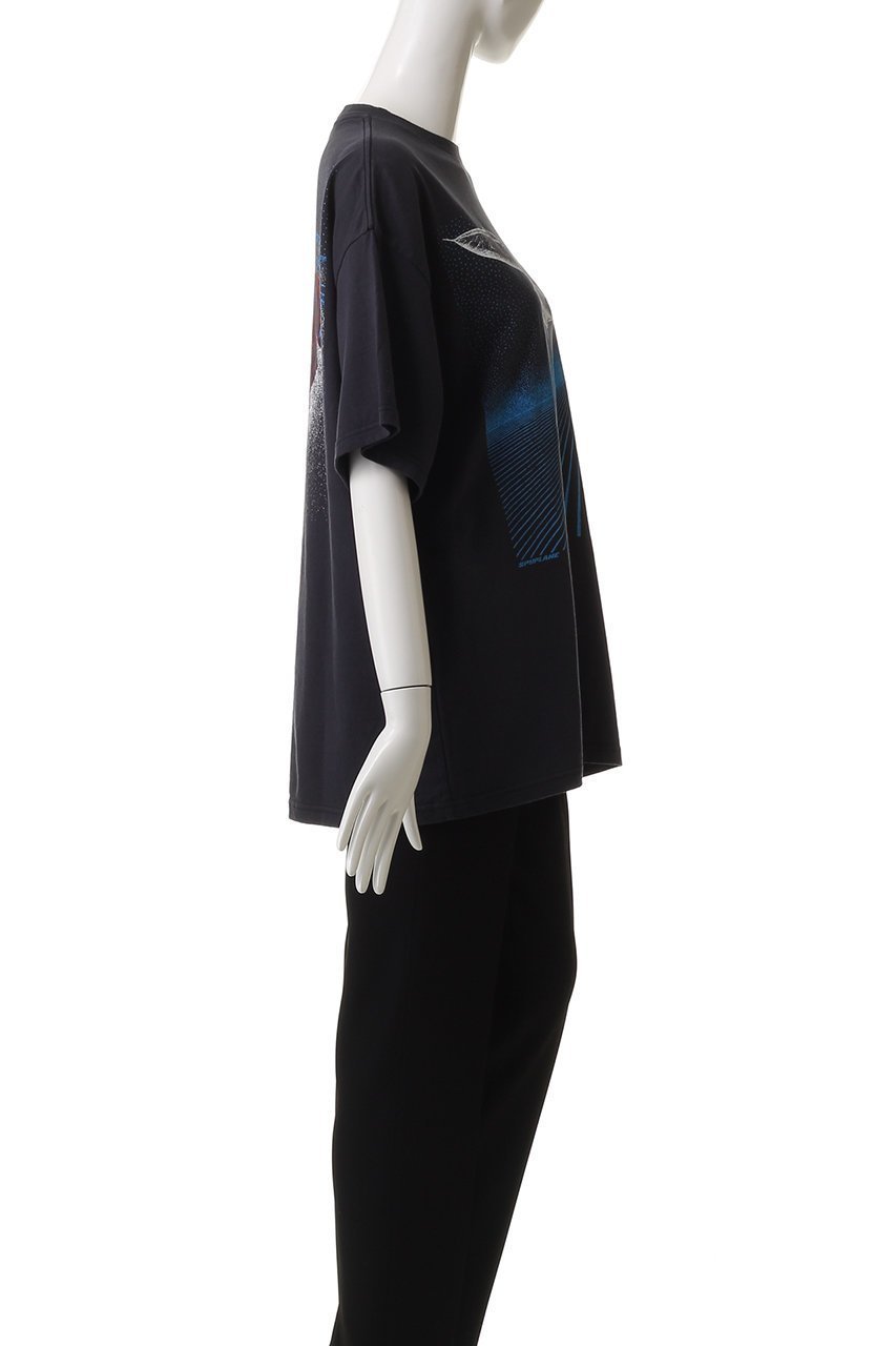 【オブラダ/Oblada】のSPACE Tシャツ 人気、トレンドファッション・服の通販 founy(ファニー) 　ファッション　Fashion　レディースファッション　WOMEN　トップス・カットソー　Tops/Tshirt　シャツ/ブラウス　Shirts/Blouses　ロング / Tシャツ　T-Shirts　カットソー　Cut and Sewn　ショート　Short　スリーブ　Sleeve　プリント　Print　NEW・新作・新着・新入荷　New Arrivals　other-3|ID: prp329100004549122 ipo3291000000032150797
