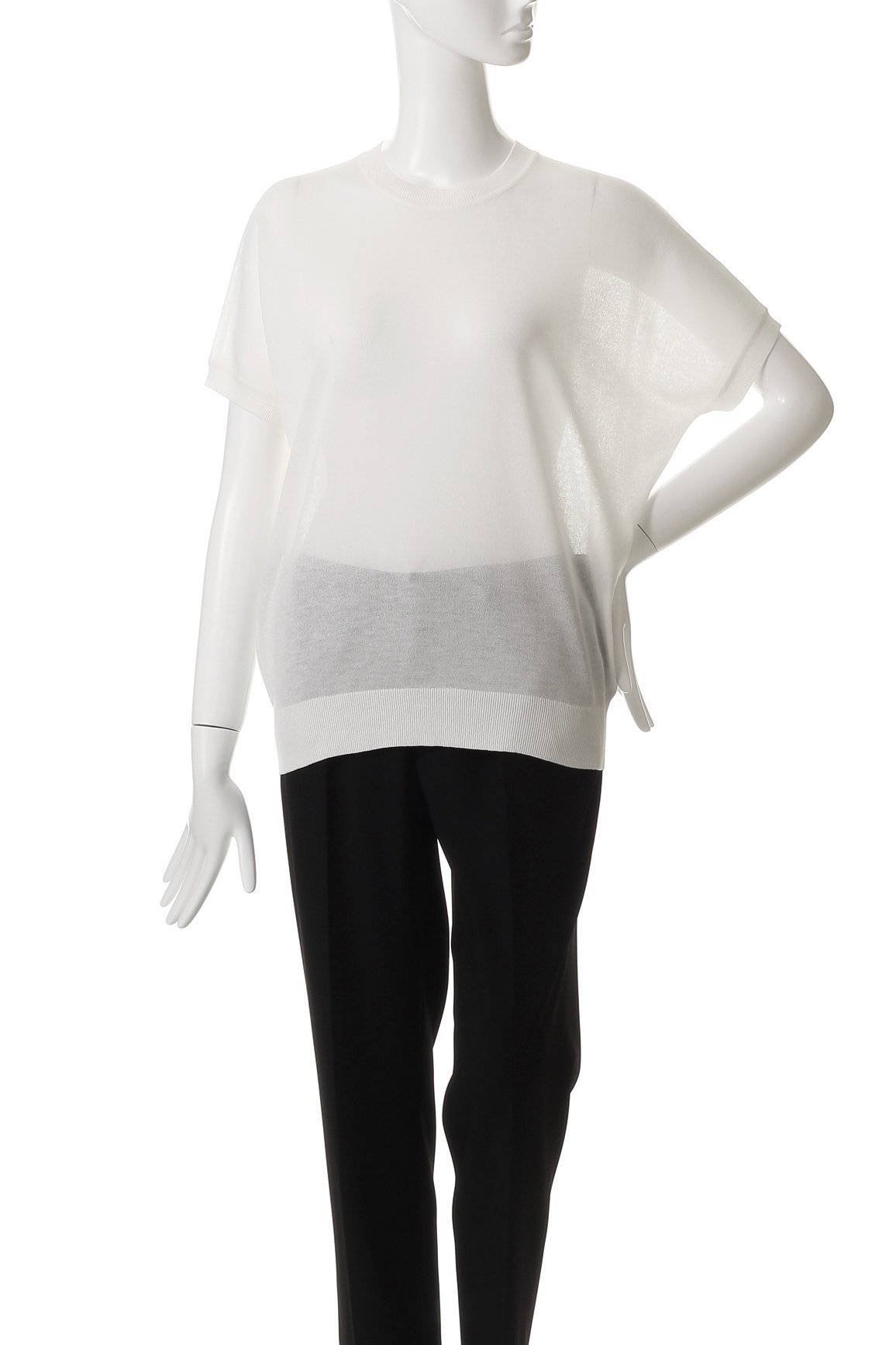 【アンクレイヴ/uncrave】のシアー ニットプルオーバー 人気、トレンドファッション・服の通販 founy(ファニー) 　ファッション　Fashion　レディースファッション　WOMEN　トップス・カットソー　Tops/Tshirt　ニット　Knit Tops　プルオーバー　Pullover　なめらか　Smooth　シアー　Sheer　シンプル　Simple　ベーシック　Basic　今季　This Season　夏　Summer　定番　Standard　NEW・新作・新着・新入荷　New Arrivals　other-2|ID: prp329100004549123 ipo3291000000032150804
