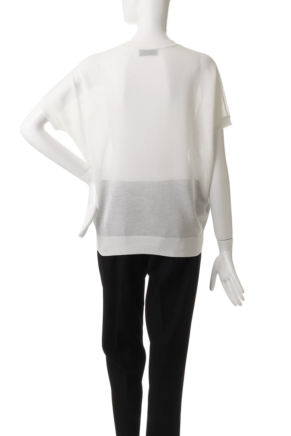 【アンクレイヴ/uncrave】のシアー ニットプルオーバー 人気、トレンドファッション・服の通販 founy(ファニー) 　ファッション　Fashion　レディースファッション　WOMEN　トップス・カットソー　Tops/Tshirt　ニット　Knit Tops　プルオーバー　Pullover　なめらか　Smooth　シアー　Sheer　シンプル　Simple　ベーシック　Basic　今季　This Season　夏　Summer　定番　Standard　NEW・新作・新着・新入荷　New Arrivals　other-4|ID: prp329100004549123 ipo3291000000032150806