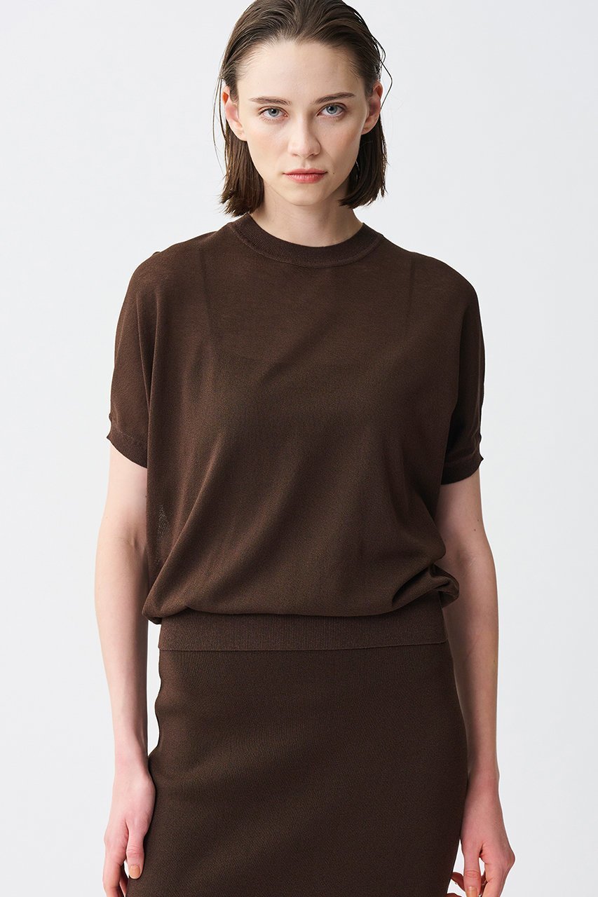 【アンクレイヴ/uncrave】のシアー ニットプルオーバー 人気、トレンドファッション・服の通販 founy(ファニー) 　ファッション　Fashion　レディースファッション　Fashion for Women　トップス・カットソー　Cut & Sew Tops　ニット　Knit Tops & Sweaters　カジュアルプルオーバー・ニットトップス　Pullovers & Knit Tops / Casual Pullovers　なめらか　Smooth, Silky Texture　シアー　Sheer, See-Through　シンプル　Simple, Minimal　ベーシック　Basic, Essential　今季　This Season, Current Season　夏　Summer　定番　Standard, Basic Item　other-8|ID: prp329100004549123 ipo3291000000032808375