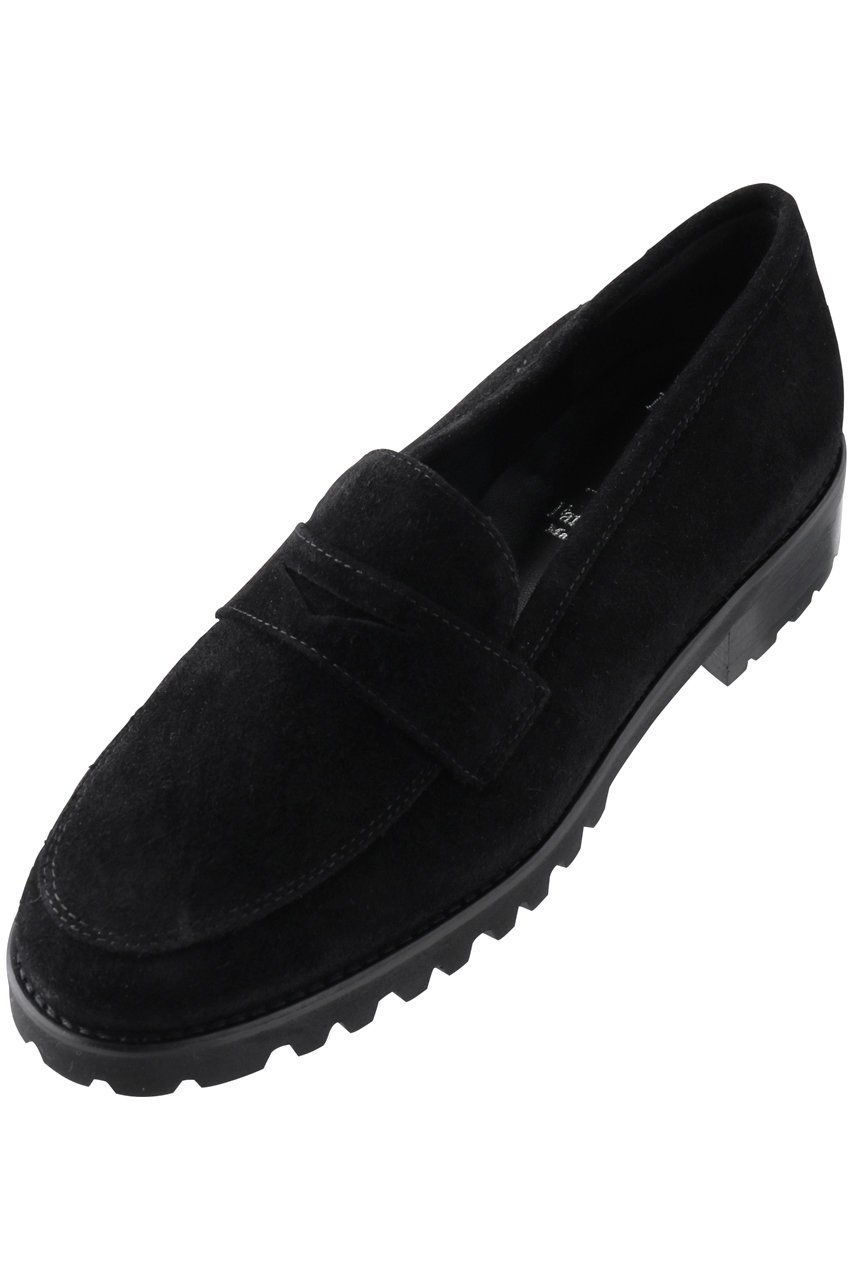 【ルカグロッシ/LucaGrossi】のスエードローファー インテリア・キッズ・メンズ・レディースファッション・服の通販 founy(ファニー) 　ファッション　Fashion　レディースファッション　Fashion for Women　コイン　Coin, Coin Design　シューズ　Shoes, Footwear　スタイリッシュ　Stylish, Fashionable　フラット　Flat, Flat Shoes　人気　Popular, Best Seller　定番　Standard, Basic Item　ブラック|ID: prp329100004549135 ipo3291000000036921697