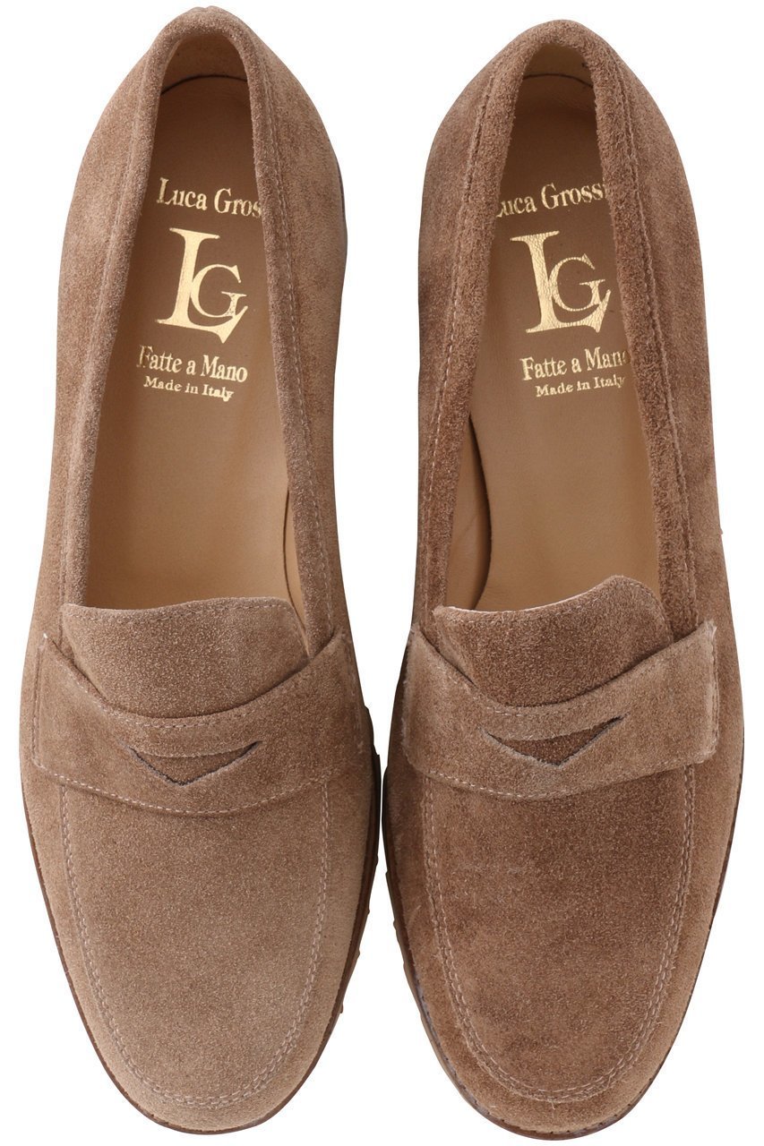【ルカグロッシ/LucaGrossi】のスエードローファー 人気、トレンドファッション・服の通販 founy(ファニー) 　ファッション　Fashion　レディースファッション　Fashion for Women　コイン　Coin, Coin Design　シューズ　Shoes, Footwear　スタイリッシュ　Stylish, Fashionable　フラット　Flat, Flat Shoes　人気　Popular, Best Seller　定番　Standard, Basic Item　other-4|ID: prp329100004549135 ipo3291000000036921704