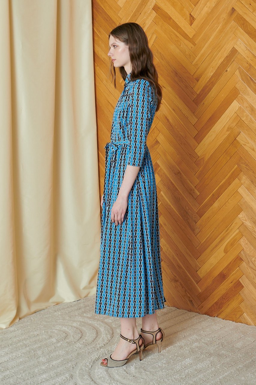 【コルコバード/CORCOVADO】のJersey ウエストリボンシャツドレス 人気、トレンドファッション・服の通販 founy(ファニー) 　ファッション　Fashion　レディースファッション　Fashion for Women　ワンピース　Dresses　フォーマル・パーティードレス・結婚式用ドレス　Elegant & Casual Dresses　チュニック　Tunic Tops & Dresses　シューズ　Shoes, Footwear　ストレッチ　Stretch, Stretchy Fabric　スニーカー　Sneakers, Trainers　スリーブ　Sleeve, Long Sleeve / Short Sleeve　チュニック　Tunic, Long Top　ドレス　Dress, One-Piece　バランス　Balance, Style Balance　バレエ　Ballet, Ballet Style　パターン　Pattern, Design Print　モダン　Modern, Contemporary　リボン　Ribbon, Bow　ロング　Long, Long-Length　エレガント 上品　Elegant　other-7|ID: prp329100004549140 ipo3291000000032808160