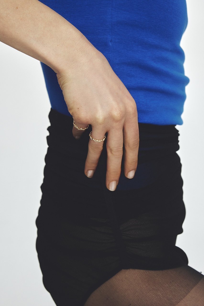 【ルボンボン/les bonbon】のsally リング 人気、トレンドファッション・服の通販 founy(ファニー) 　ファッション　Fashion　レディースファッション　Fashion for Women　ジュエリー　Jewelry　クラシカル　Classical, Vintage-Inspired　チェーン　Chain, Chain Strap　デニム　Denim, Jeans Material　other-4|ID: prp329100004549185 ipo3291000000035567600