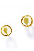 【ルボンボン/les bonbon】のaura round ピアス レモンクォーツ|ID: prp329100004549201 ipo3291000000035612922