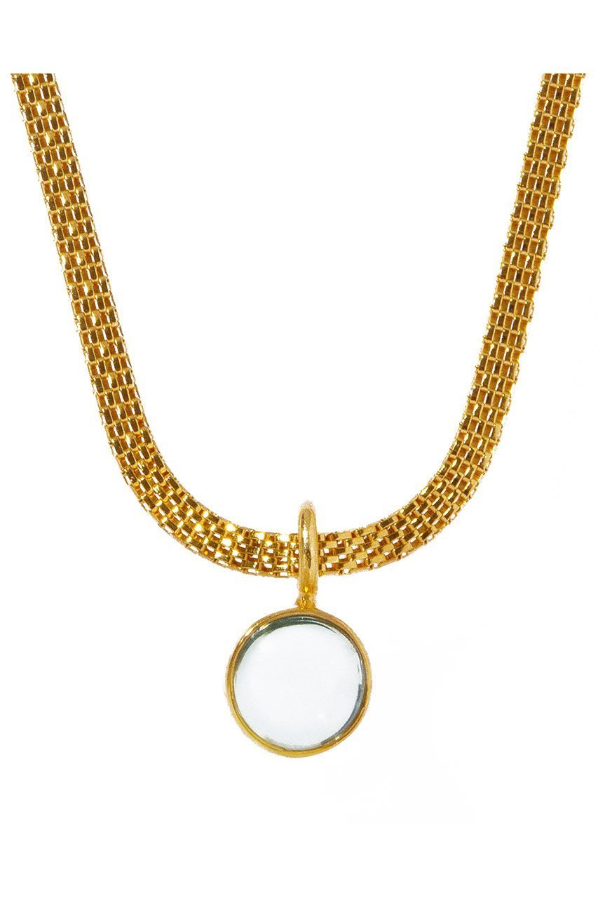 【ルボンボン/les bonbon】のaura round thick ネックレス インテリア・キッズ・メンズ・レディースファッション・服の通販 founy(ファニー) 　ファッション　Fashion　レディースファッション　Fashion for Women　ジュエリー　Jewelry　ネックレス　Necklaces & Pendants　チェーン　Chain, Chain Strap　ネックレス　Necklace, Pendant Necklace　フラット　Flat, Flat Shoes　モチーフ　Motif, Design Theme　エレガント 上品　Elegant　グリーンクォーツ|ID: prp329100004549204 ipo3291000000035753840