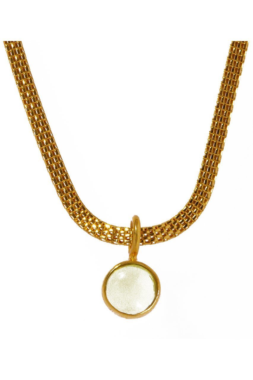 【ルボンボン/les bonbon】のaura round thick ネックレス インテリア・キッズ・メンズ・レディースファッション・服の通販 founy(ファニー) 　ファッション　Fashion　レディースファッション　Fashion for Women　ジュエリー　Jewelry　ネックレス　Necklaces & Pendants　チェーン　Chain, Chain Strap　ネックレス　Necklace, Pendant Necklace　フラット　Flat, Flat Shoes　モチーフ　Motif, Design Theme　エレガント 上品　Elegant　レモンクォーツ|ID: prp329100004549204 ipo3291000000035753841