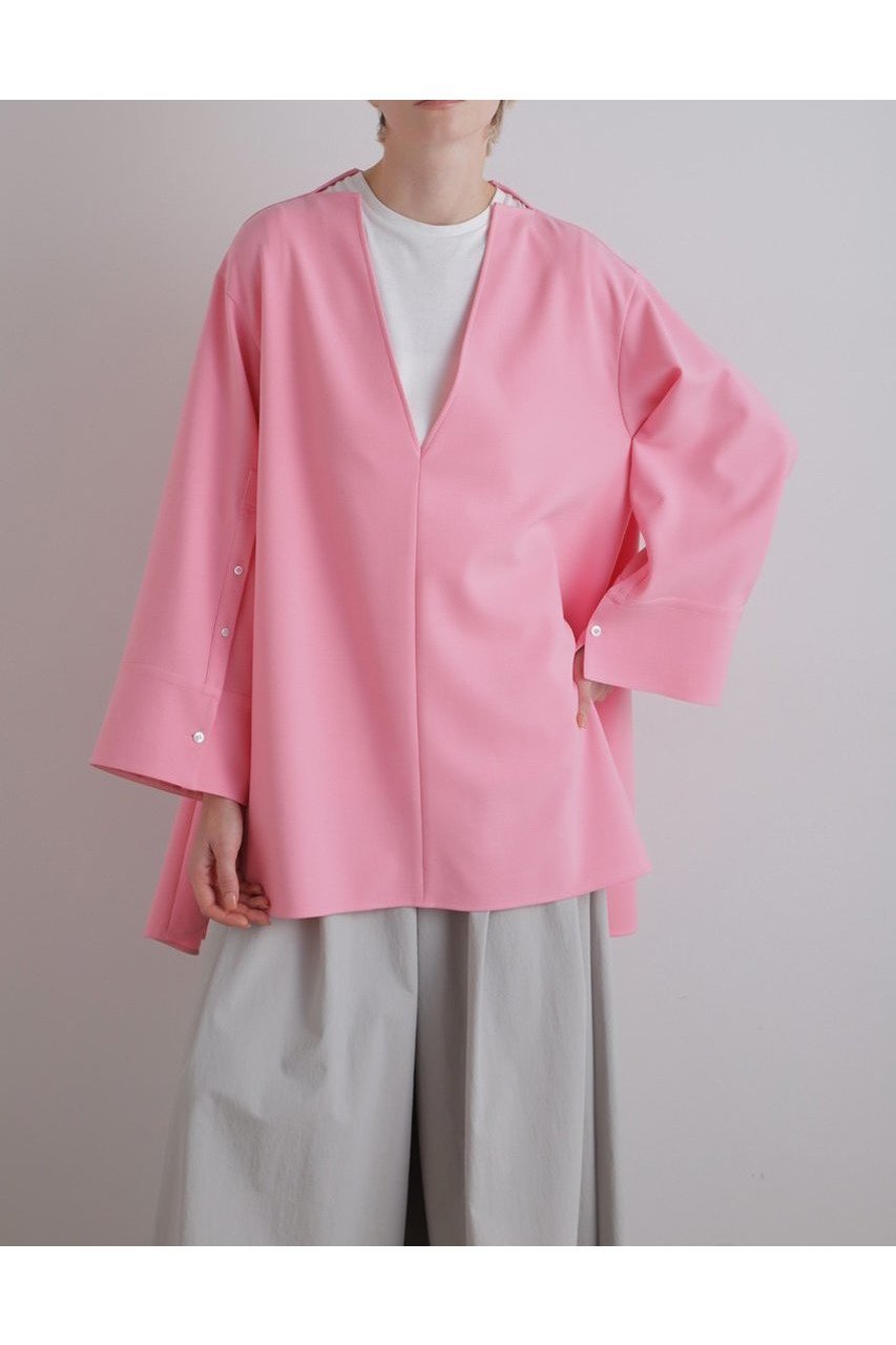 【ル フィル/LE PHIL】の2WAYダブルクロスブラウス 人気、トレンドファッション・服の通販 founy(ファニー) 　ファッション　Fashion　レディースファッション　WOMEN　トップス・カットソー　Tops/Tshirt　シャツ/ブラウス　Shirts/Blouses　コンパクト　Compact　スリーブ　Sleeve　バランス　Balance　リラックス　Relax　ロング　Long　other-4|ID: prp329100004549209 ipo3291000000032151524