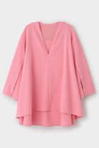 【ル フィル/LE PHIL】の2WAYダブルクロスブラウス 人気、トレンドファッション・服の通販 founy(ファニー) ファッション Fashion レディースファッション Fashion for Women トップス・カットソー Cut & Sew Tops シャツ・ブラウス・オフィスカジュアル Elegant Blouses & Button-Ups コンパクト Compact, Small Size スリーブ Sleeve, Long Sleeve / Short Sleeve バランス Balance, Style Balance リラックス Relax, Relaxed Fit ロング Long, Long-Length thumbnail ピンク|ID: prp329100004549209 ipo3291000000032883918