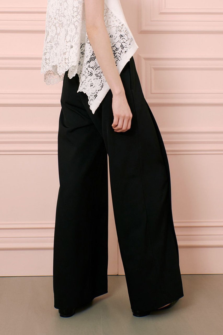 【アルアバイル/allureville】の【Loulou Willoughby】タックステッチワイドパンツ 人気、トレンドファッション・服の通販 founy(ファニー) 　ファッション　Fashion　レディースファッション　Fashion for Women　パンツ　Pants & Trousers　シンプル　Simple, Minimal　フロント　Front, Front Design　エレガント 上品　Elegant　定番　Standard, Basic Item　other-7|ID: prp329100004550940 ipo3291000000032807502
