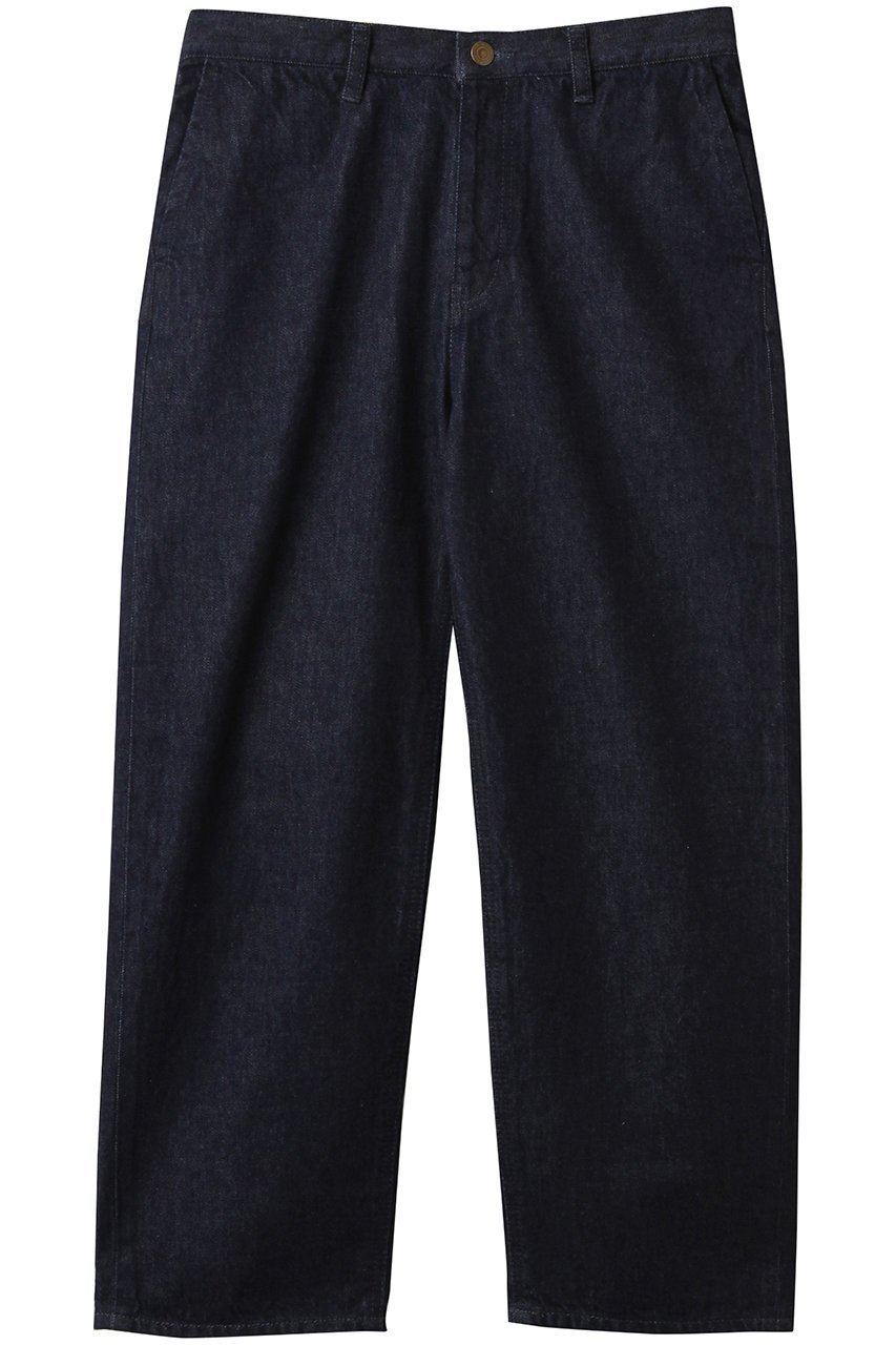 【ミズイロ インド/mizuiro ind】のstraight denim PT パンツ インテリア・キッズ・メンズ・レディースファッション・服の通販 founy(ファニー) 　ファッション　Fashion　レディースファッション　Fashion for Women　パンツ　Pants & Trousers　シアー　Sheer, See-Through　ストレート　Straight, Straight Cut　デニム　Denim, Jeans Material　トレンド　Trend, Trending Now　ワイド　Wide, Wide Fit　navy|ID: prp329100004550943 ipo3291000000035559485
