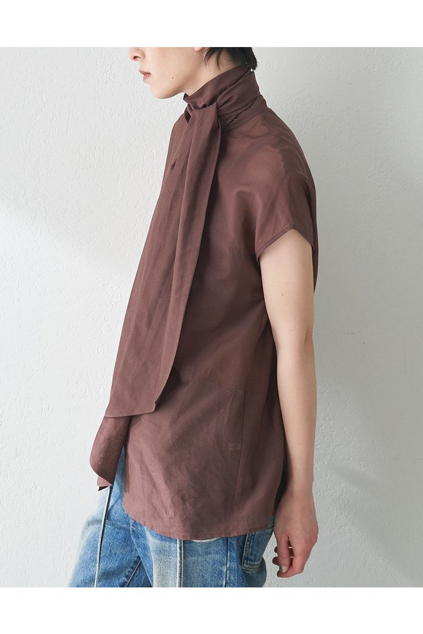 【ウィムガゼット/Whim Gazette】のシルクローンノースリーブブラウス 人気、トレンドファッション・服の通販 founy(ファニー) 　ファッション　Fashion　レディースファッション　WOMEN　トップス・カットソー　Tops/Tshirt　キャミソール / ノースリーブ　No Sleeves　シャツ/ブラウス　Shirts/Blouses　おすすめ　Recommend　エレガント 上品　Elegant　シルク　Silk　シンプル　Simple　スリーブ　Sleeve　セットアップ　Set Up　ノースリーブ　No Sleeve　フレンチ　French　ボトム　Bottom　NEW・新作・新着・新入荷　New Arrivals　other-3|ID: prp329100004550946 ipo3291000000032163640