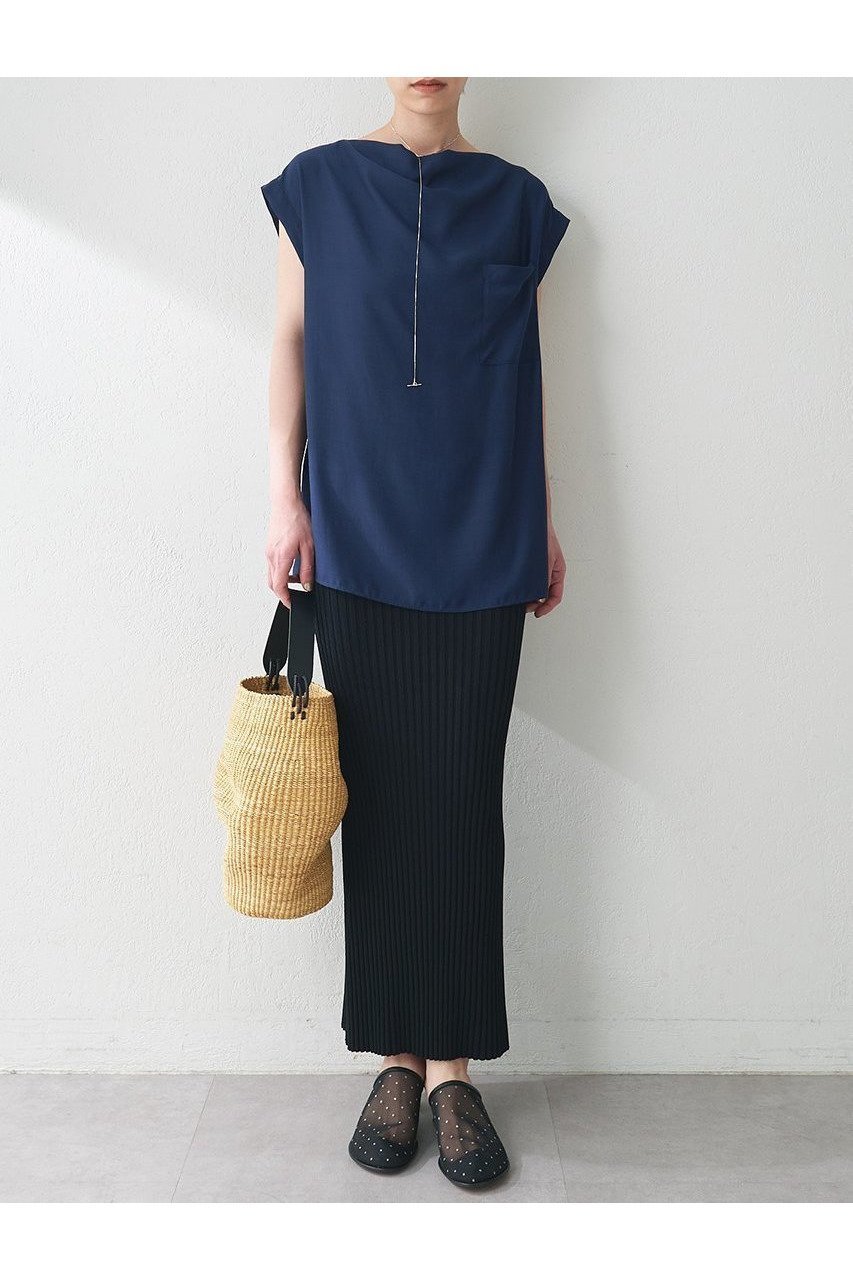 【ウィムガゼット/Whim Gazette】のサテンワッシャーノースリブラウス 人気、トレンドファッション・服の通販 founy(ファニー) 　ファッション　Fashion　レディースファッション　WOMEN　トップス・カットソー　Tops/Tshirt　キャミソール / ノースリーブ　No Sleeves　シャツ/ブラウス　Shirts/Blouses　サテン　Satin　スリーブ　Sleeve　ドレープ　Drape　ノースリーブ　No Sleeve　バランス　Balance　フレンチ　French　ボトム　Bottom　ポケット　Pocket　ワッシャー　Washer　NEW・新作・新着・新入荷　New Arrivals　other-2|ID: prp329100004550947 ipo3291000000032163650