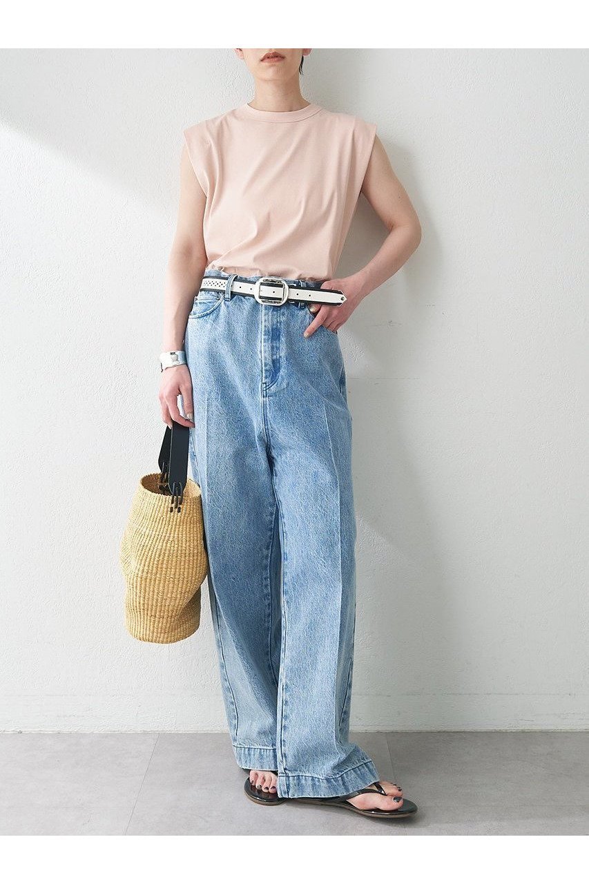 【ウィムガゼット/Whim Gazette】のセンタープレスデニムパンツ 人気、トレンドファッション・服の通販 founy(ファニー) 　ファッション　Fashion　レディースファッション　WOMEN　パンツ　Pants　デニムパンツ　Denim Pants　スタイリッシュ　Stylish　センター　Center　デニム　Denim　ハイライズ　High Rise　ブリーチ　Bleach　ワイド　Wide　ヴィンテージ　Vintage　NEW・新作・新着・新入荷　New Arrivals　other-5|ID: prp329100004550948 ipo3291000000032163660