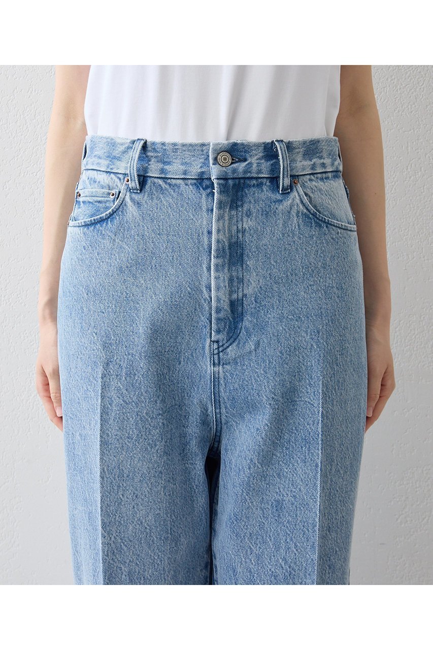 【ウィムガゼット/Whim Gazette】のセンタープレスデニムパンツ 人気、トレンドファッション・服の通販 founy(ファニー) ファッション Fashion レディースファッション Fashion for Women パンツ Pants & Trousers デニムパンツ・ジーンズ・美脚デニム Denim Jeans & Pants スタイリッシュ Stylish, Fashionable センター Center, Center Line デニム Denim, Jeans Material ハイライズ High Rise, High Waist ブリーチ Bleach, Washed Finish ワイド Wide, Wide Fit ヴィンテージ Vintage Style other-8|ID: prp329100004550948 ipo3291000000035557276