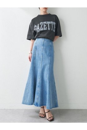【ウィムガゼット/Whim Gazette】 フレアデニムスカート人気、トレンドファッション・服の通販 founy(ファニー) ファッション Fashion レディースファッション WOMEN スカート Skirt デニムスカート Denim Skirts ロングスカート Long Skirt デニム Denim ブリーチ Bleach マーメイド Mermaid ロング Long ヴィンテージ Vintage NEW・新作・新着・新入荷 New Arrivals |ID:prp329100004550949