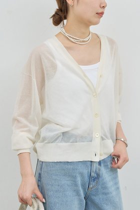 【ガリャルダガランテ/GALLARDAGALANTE】 シアーカーディガン人気、トレンドファッション・服の通販 founy(ファニー) ファッション Fashion レディースファッション WOMEN トップス・カットソー Tops/Tshirt ニット Knit Tops カーディガン Cardigans おすすめ Recommend インナー Inner エレガント 上品 Elegant カーディガン Cardigan シアー Sheer タンク Tank トレンド Trend NEW・新作・新着・新入荷 New Arrivals |ID:prp329100004550951