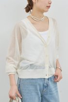 【ガリャルダガランテ/GALLARDAGALANTE】のシアーカーディガン 人気、トレンドファッション・服の通販 founy(ファニー) ファッション Fashion レディースファッション WOMEN トップス・カットソー Tops/Tshirt ニット Knit Tops カーディガン Cardigans おすすめ Recommend インナー Inner エレガント 上品 Elegant カーディガン Cardigan シアー Sheer タンク Tank トレンド Trend NEW・新作・新着・新入荷 New Arrivals thumbnail ホワイト|ID: prp329100004550951 ipo3291000000032163678