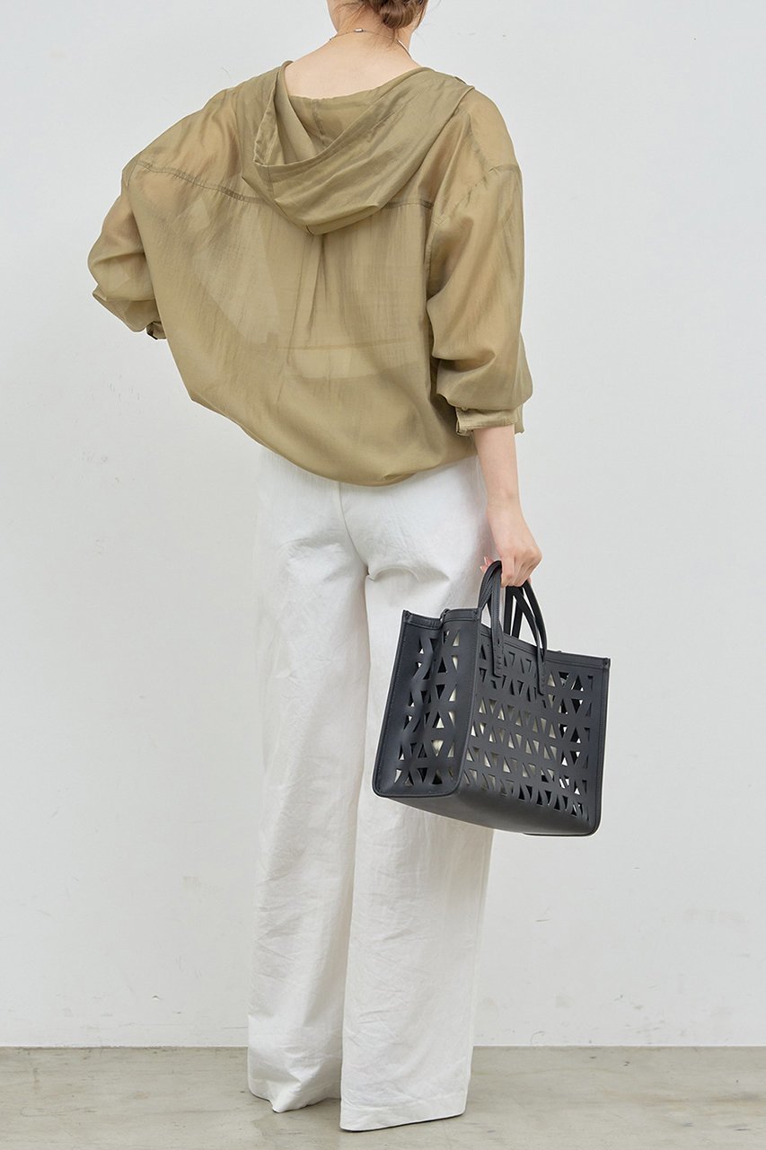 【ガリャルダガランテ/GALLARDAGALANTE】のシアーフーディーシャツ 人気、トレンドファッション・服の通販 founy(ファニー) 　ファッション　Fashion　レディースファッション　WOMEN　トップス・カットソー　Tops/Tshirt　シャツ/ブラウス　Shirts/Blouses　シアー　Sheer　スリーブ　Sleeve　ドローコード　Draw Cord　ロング　Long　夏　Summer　NEW・新作・新着・新入荷　New Arrivals　other-5|ID: prp329100004550952 ipo3291000000032163692