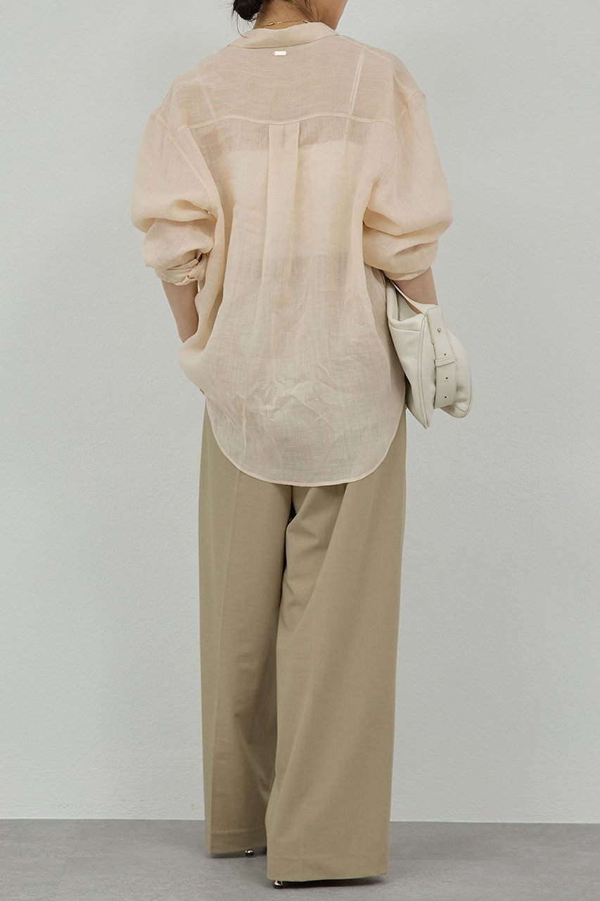 【ガリャルダガランテ/GALLARDAGALANTE】のラミーシャツ 人気、トレンドファッション・服の通販 founy(ファニー) 　ファッション　Fashion　レディースファッション　WOMEN　トップス・カットソー　Tops/Tshirt　シャツ/ブラウス　Shirts/Blouses　エレガント 上品　Elegant　スリーブ　Sleeve　ボトム　Bottom　ロング　Long　NEW・新作・新着・新入荷　New Arrivals　other-4|ID: prp329100004550953 ipo3291000000032163702