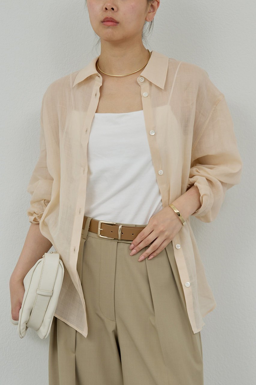 【ガリャルダガランテ/GALLARDAGALANTE】のラミーシャツ 人気、トレンドファッション・服の通販 founy(ファニー) 　ファッション　Fashion　レディースファッション　WOMEN　トップス・カットソー　Tops/Tshirt　シャツ/ブラウス　Shirts/Blouses　エレガント 上品　Elegant　スリーブ　Sleeve　ボトム　Bottom　ロング　Long　NEW・新作・新着・新入荷　New Arrivals　other-5|ID: prp329100004550953 ipo3291000000032163703