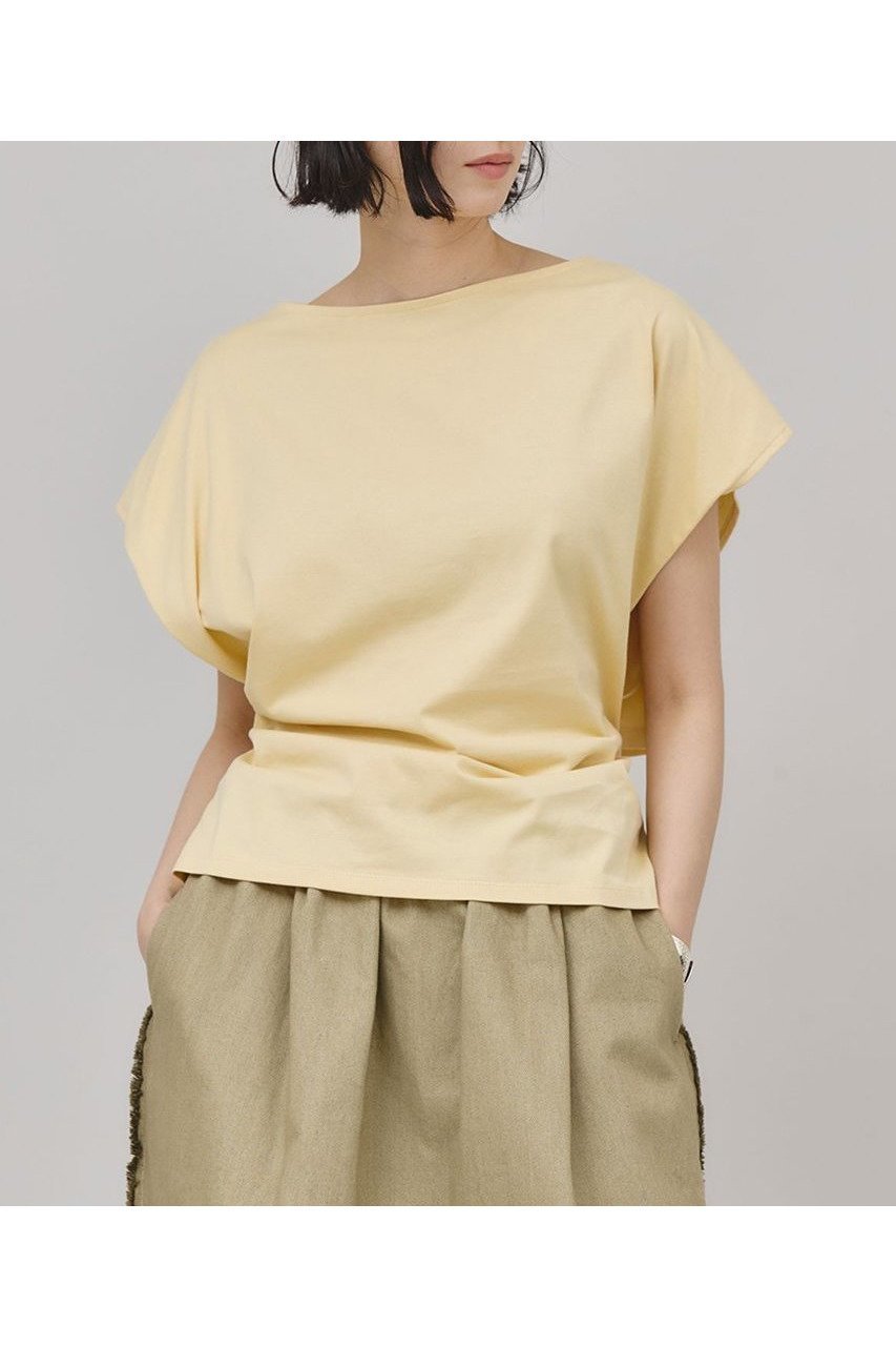 【カレンソロジー/Curensology】のバックシャーリングTシャツ 人気、トレンドファッション・服の通販 founy(ファニー) 　ファッション　Fashion　レディースファッション　WOMEN　トップス・カットソー　Tops/Tshirt　シャツ/ブラウス　Shirts/Blouses　ロング / Tシャツ　T-Shirts　カットソー　Cut and Sewn　なめらか　Smooth　コンパクト　Compact　シャーリング　Shirring　ショート　Short　スリーブ　Sleeve　プレーン　Plane　NEW・新作・新着・新入荷　New Arrivals　日本製　Made In Japan　other-2|ID: prp329100004550956 ipo3291000000032163730