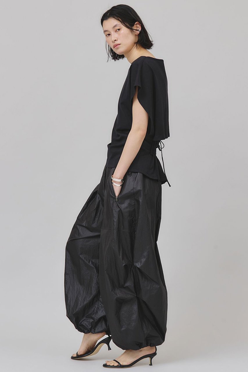 【カレンソロジー/Curensology】のバックシャーリングTシャツ 人気、トレンドファッション・服の通販 founy(ファニー) 　ファッション　Fashion　レディースファッション　Fashion for Women　トップス・カットソー　Cut & Sew Tops　シャツ・ブラウス・オフィスカジュアル　Elegant Blouses & Button-Ups　ロングTシャツ・Tシャツ　Longline T-Shirts & Tees　カットソー・ベーシックTシャツ　Cut-and-Sewn Tops / Stretch Tees & Basics　なめらか　Smooth, Silky Texture　コンパクト　Compact, Small Size　シャーリング　Shirring, Ruched　ショート　Short, Short Length　スリーブ　Sleeve, Long Sleeve / Short Sleeve　プレーン　Plain, Simple　日本製　Made In Japan　other-6|ID: prp329100004550956 ipo3291000000032812358