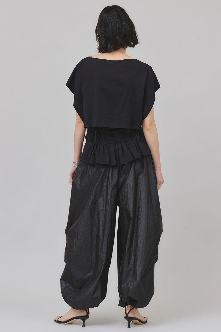 【カレンソロジー/Curensology】のバックシャーリングTシャツ 人気、トレンドファッション・服の通販 founy(ファニー) 　ファッション　Fashion　レディースファッション　Fashion for Women　トップス・カットソー　Cut & Sew Tops　シャツ・ブラウス・オフィスカジュアル　Elegant Blouses & Button-Ups　ロングTシャツ・Tシャツ　Longline T-Shirts & Tees　カットソー・ベーシックTシャツ　Cut-and-Sewn Tops / Stretch Tees & Basics　なめらか　Smooth, Silky Texture　コンパクト　Compact, Small Size　シャーリング　Shirring, Ruched　ショート　Short, Short Length　スリーブ　Sleeve, Long Sleeve / Short Sleeve　プレーン　Plain, Simple　日本製　Made In Japan　other-7|ID: prp329100004550956 ipo3291000000032812359