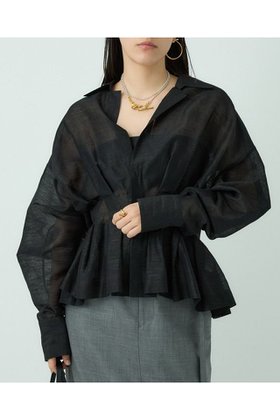 【カオス/Chaos】 エラルドブラウス人気、トレンドファッション・服の通販 founy(ファニー) ファッション Fashion レディースファッション WOMEN トップス・カットソー Tops/Tshirt シャツ/ブラウス Shirts/Blouses オーガンジー Organdy カフス Cuffs シルク Silk スリーブ Sleeve フロント Front リネン Linen ロング Long 夏 Summer NEW・新作・新着・新入荷 New Arrivals |ID:prp329100004550959