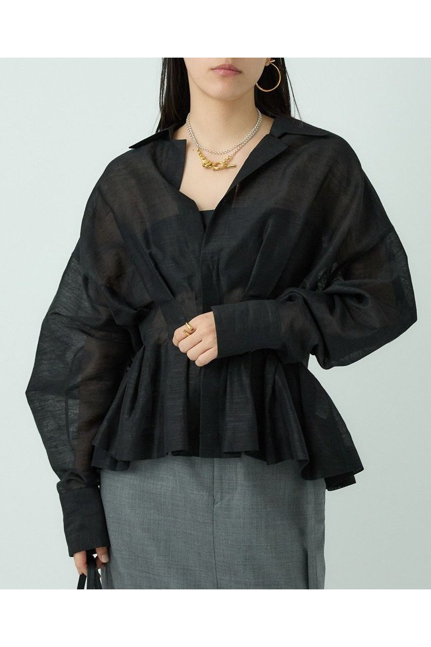 【カオス/Chaos】のエラルドブラウス 人気、トレンドファッション・服の通販 founy(ファニー) 　ファッション　Fashion　レディースファッション　WOMEN　トップス・カットソー　Tops/Tshirt　シャツ/ブラウス　Shirts/Blouses　オーガンジー　Organdy　カフス　Cuffs　シルク　Silk　スリーブ　Sleeve　フロント　Front　リネン　Linen　ロング　Long　夏　Summer　NEW・新作・新着・新入荷　New Arrivals　 other-1|ID: prp329100004550959 ipo3291000000032163752