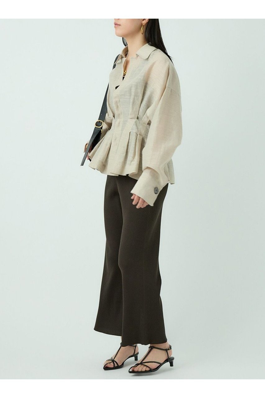 【カオス/Chaos】のエラルドブラウス 人気、トレンドファッション・服の通販 founy(ファニー) 　ファッション　Fashion　レディースファッション　WOMEN　トップス・カットソー　Tops/Tshirt　シャツ/ブラウス　Shirts/Blouses　オーガンジー　Organdy　カフス　Cuffs　シルク　Silk　スリーブ　Sleeve　フロント　Front　リネン　Linen　ロング　Long　夏　Summer　NEW・新作・新着・新入荷　New Arrivals　other-3|ID: prp329100004550959 ipo3291000000032163759