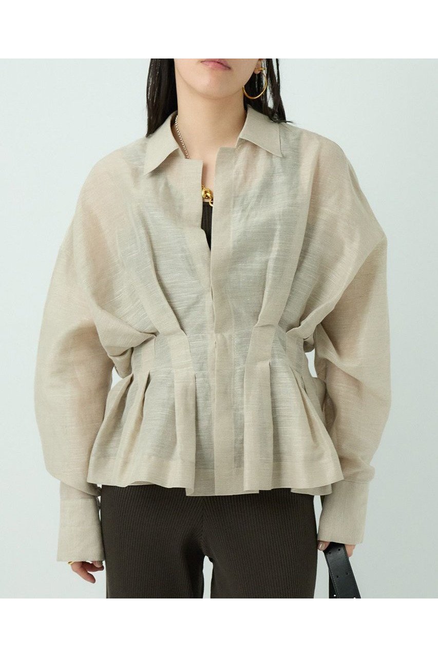 【カオス/Chaos】のエラルドブラウス 人気、トレンドファッション・服の通販 founy(ファニー) 　ファッション　Fashion　レディースファッション　WOMEN　トップス・カットソー　Tops/Tshirt　シャツ/ブラウス　Shirts/Blouses　オーガンジー　Organdy　カフス　Cuffs　シルク　Silk　スリーブ　Sleeve　フロント　Front　リネン　Linen　ロング　Long　夏　Summer　NEW・新作・新着・新入荷　New Arrivals　other-5|ID: prp329100004550959 ipo3291000000032163761