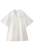 【ハウス オブ ロータス/HOUSE OF LOTUS】のダブルラッフルカラーブラウス 人気、トレンドファッション・服の通販 founy(ファニー) ファッション Fashion レディースファッション Fashion for Women トップス・カットソー Cut & Sew Tops シャツ・ブラウス・オフィスカジュアル Elegant Blouses & Button-Ups シアー Sheer, See-Through ショート Short, Short Length スリーブ Sleeve, Long Sleeve / Short Sleeve フリル Frill, Ruffle thumbnail アイボリー|ID: prp329100004550961 ipo3291000000032807930