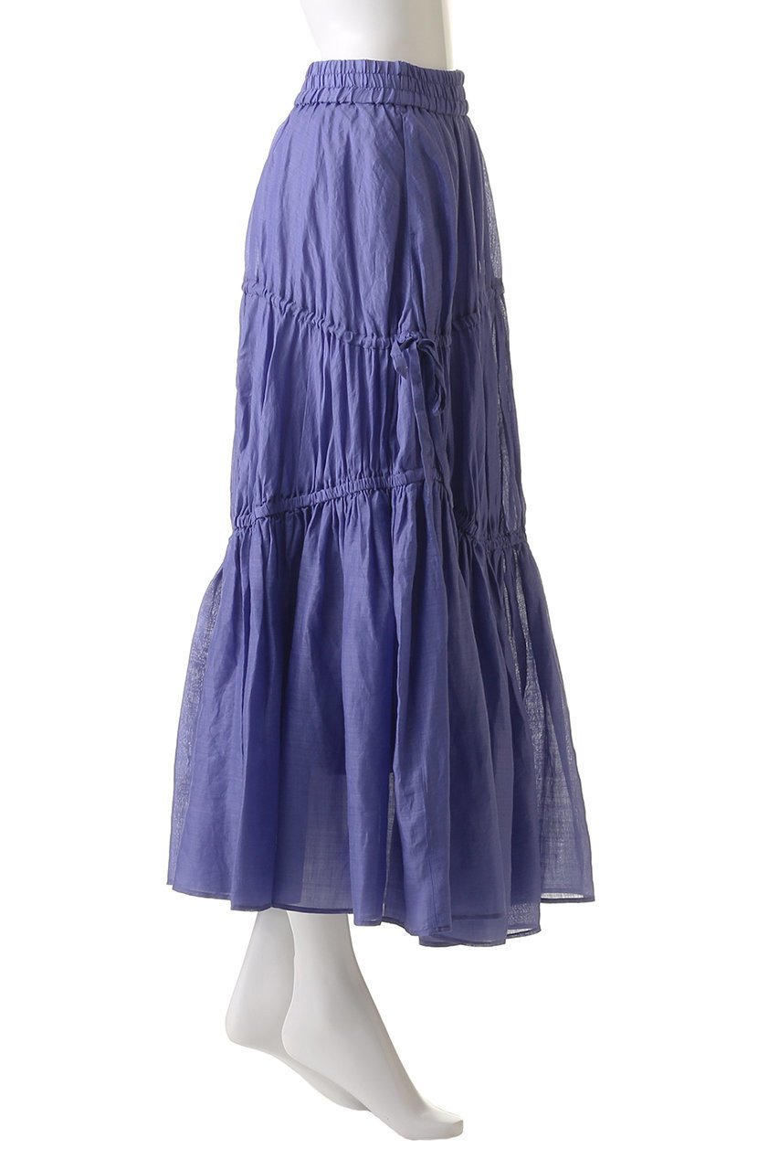 【ハウス オブ ロータス/HOUSE OF LOTUS】のリネンティアードスカート 人気、トレンドファッション・服の通販 founy(ファニー) 　ファッション　Fashion　レディースファッション　WOMEN　スカート　Skirt　ティアードスカート　Tiered Skirts　ティアードスカート　Tiered Skirt　ドローコード　Draw Cord　夏　Summer　NEW・新作・新着・新入荷　New Arrivals　other-3|ID: prp329100004550963 ipo3291000000032163812