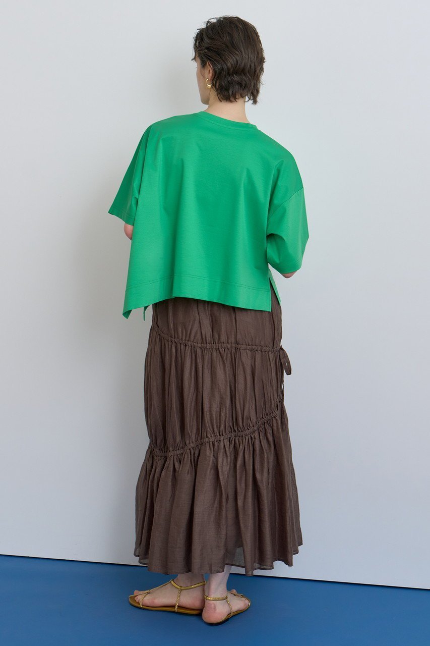 【ハウス オブ ロータス/HOUSE OF LOTUS】のリネンティアードスカート 人気、トレンドファッション・服の通販 founy(ファニー) 　ファッション　Fashion　レディースファッション　Fashion for Women　スカート　Skirts　ティアードスカート　Tiered Skirts　ティアードスカート　Tiered Skirt, Flounced Skirt　ドローコード　Drawcord, Drawstring Cord　夏　Summer　other-8|ID: prp329100004550963 ipo3291000000032807948