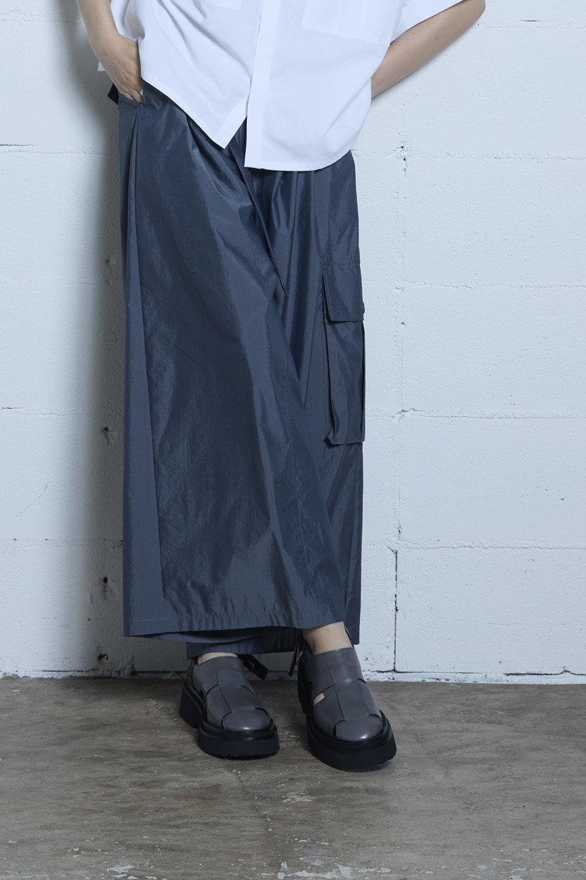 【ピアッカセッテ/ph7+】のベルト付きカーゴパンツ 人気、トレンドファッション・服の通販 founy(ファニー) 　ファッション　Fashion　レディースファッション　WOMEN　パンツ　Pants　ベルト　Belts　カーゴパンツ　Cargo Pants　クロップド　Cropped　サルエル　Sarouel　シルク　Silk　タイプライター　Typewriter　トレンド　Trend　ポケット　Pocket　NEW・新作・新着・新入荷　New Arrivals　other-6|ID: prp329100004550965 ipo3291000000032163829