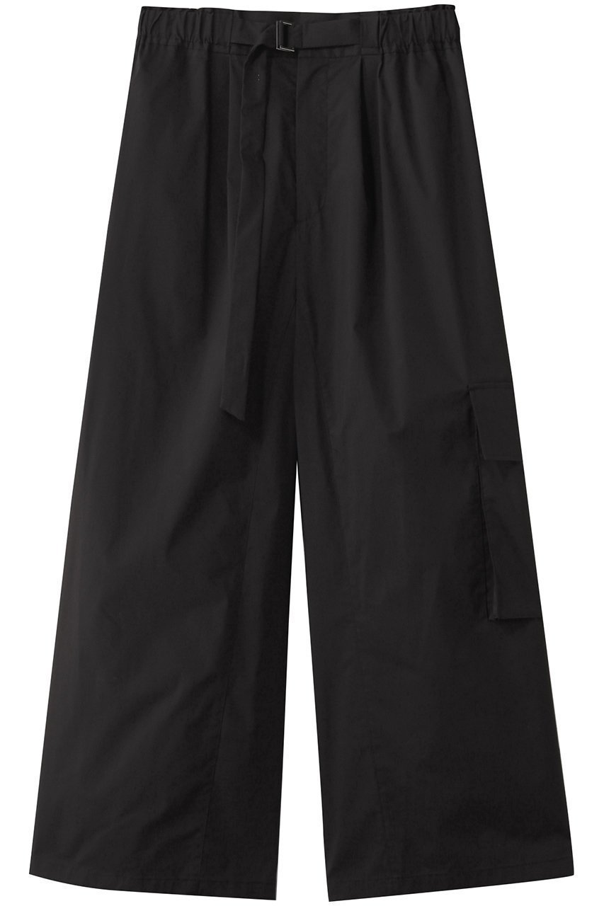 【ピアッカセッテ/ph7+】のベルト付きカーゴパンツ インテリア・キッズ・メンズ・レディースファッション・服の通販 founy(ファニー) 　ファッション　Fashion　レディースファッション　Fashion for Women　パンツ　Pants & Trousers　ベルト&ウエストマーク　Belts & Waist Accessories　カーゴパンツ　Cargo Pants, Utility Pants　クロップド　Cropped, Short Length　サルエル　Sarouel Pants, Drop-Crotch Pants　シルク　Silk, 100% Silk　タイプライター　Typewriter Fabric, Crisp Cotton　トレンド　Trend, Trending Now　ポケット　Pocket, Pocket Detail　ブラック|ID: prp329100004550965 ipo3291000000036082218