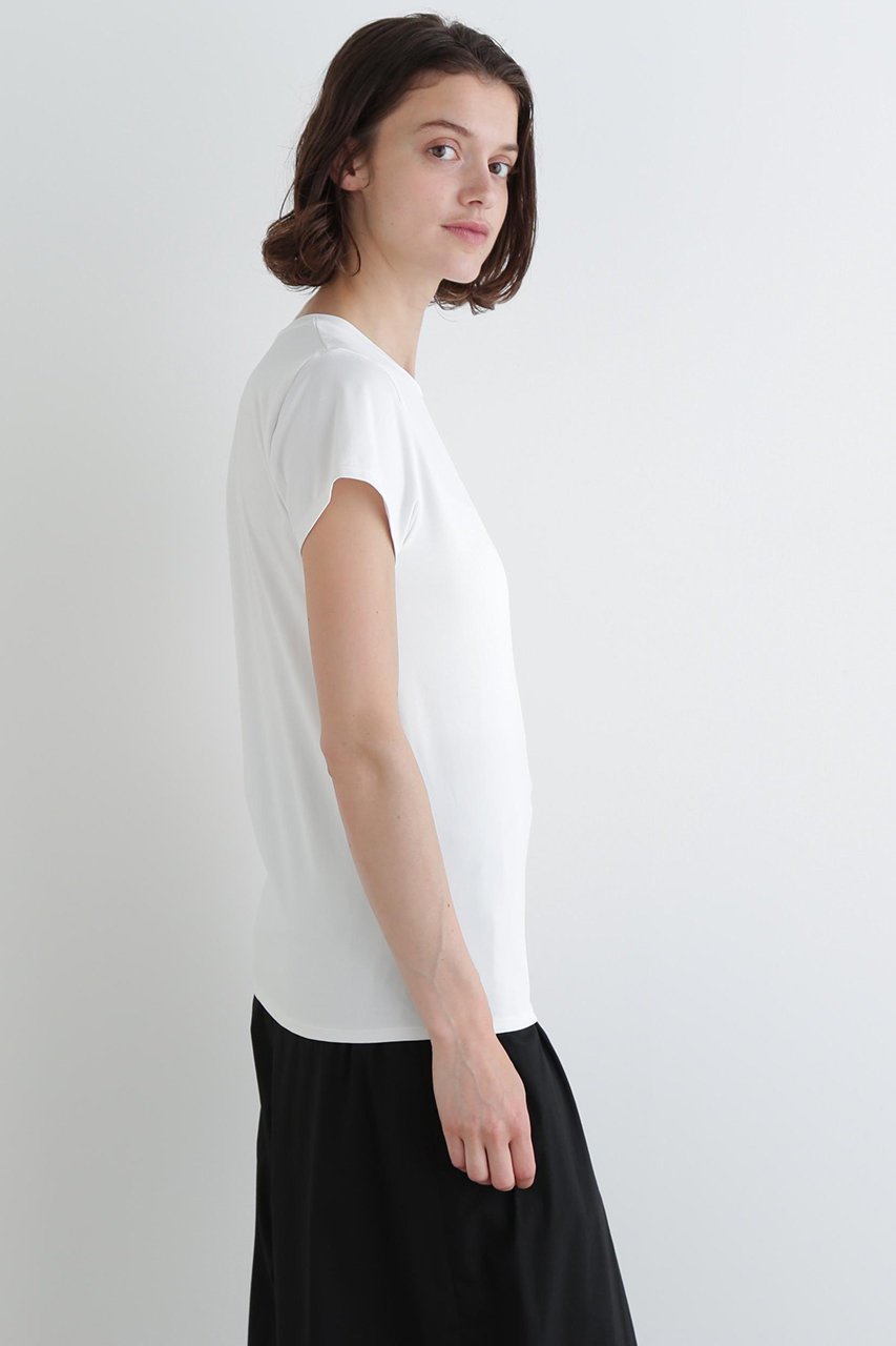 【ル フィル/LE PHIL】のハイストレッチT 人気、トレンドファッション・服の通販 founy(ファニー) 　ファッション　Fashion　レディースファッション　WOMEN　トップス・カットソー　Tops/Tshirt　シャツ/ブラウス　Shirts/Blouses　ロング / Tシャツ　T-Shirts　カットソー　Cut and Sewn　インナー　Inner　コンパクト　Compact　ショート　Short　ストレッチ　Stretch　スリーブ　Sleeve　吸水　Water Absorption　other-5|ID: prp329100004550968 ipo3291000000032196984