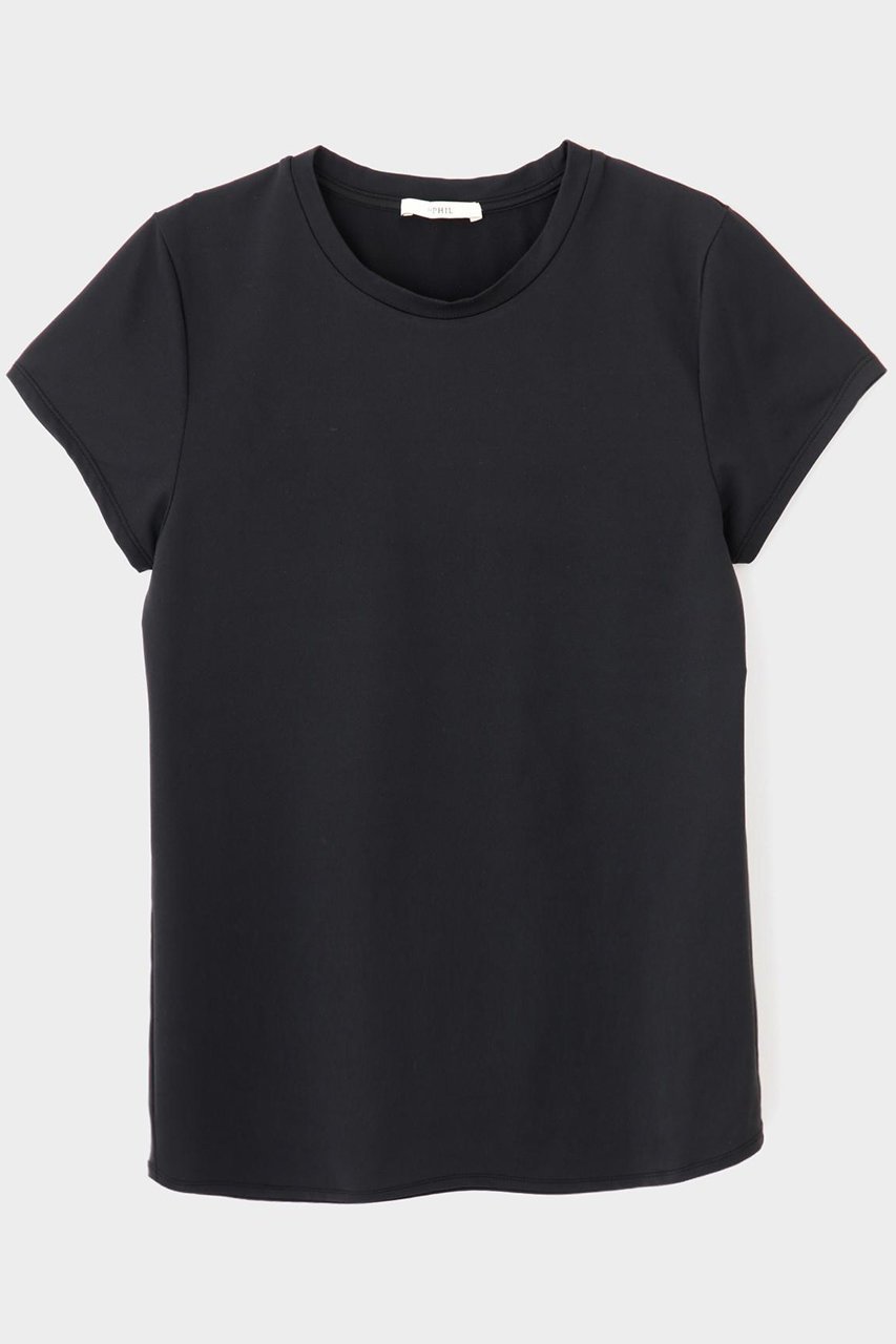 【ル フィル/LE PHIL】のハイストレッチT インテリア・キッズ・メンズ・レディースファッション・服の通販 founy(ファニー) 　ファッション　Fashion　レディースファッション　Fashion for Women　トップス・カットソー　Cut & Sew Tops　シャツ・ブラウス・オフィスカジュアル　Elegant Blouses & Button-Ups　ロングTシャツ・Tシャツ　Longline T-Shirts & Tees　カットソー・ベーシックTシャツ　Cut-and-Sewn Tops / Stretch Tees & Basics　インナー　Innerwear　コンパクト　Compact, Small Size　ショート　Short, Short Length　ストレッチ　Stretch, Stretchy Fabric　スリーブ　Sleeve, Long Sleeve / Short Sleeve　吸水　Absorbent, Quick-Dry　ブラック|ID: prp329100004550968 ipo3291000000036068702