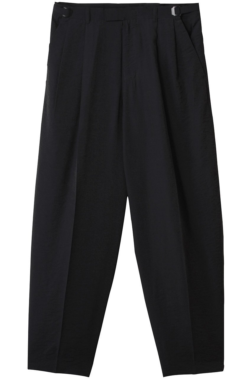 【ミディウミソリッド/MIDIUMISOLID / MEN】の【MEN】slub sheer tapered PT パンツ インテリア・キッズ・メンズ・レディースファッション・服の通販 founy(ファニー) 　ファッション　Fashion　メンズファッション　Fashion for Men　ボトムス　Bottoms　なめらか　Smooth, Silky Texture　サマー　Summer, Summer Style　シアー　Sheer, See-Through　ロング　Long, Long-Length　夏　Summer　black|ID: prp329100004550969 ipo3291000000032808139