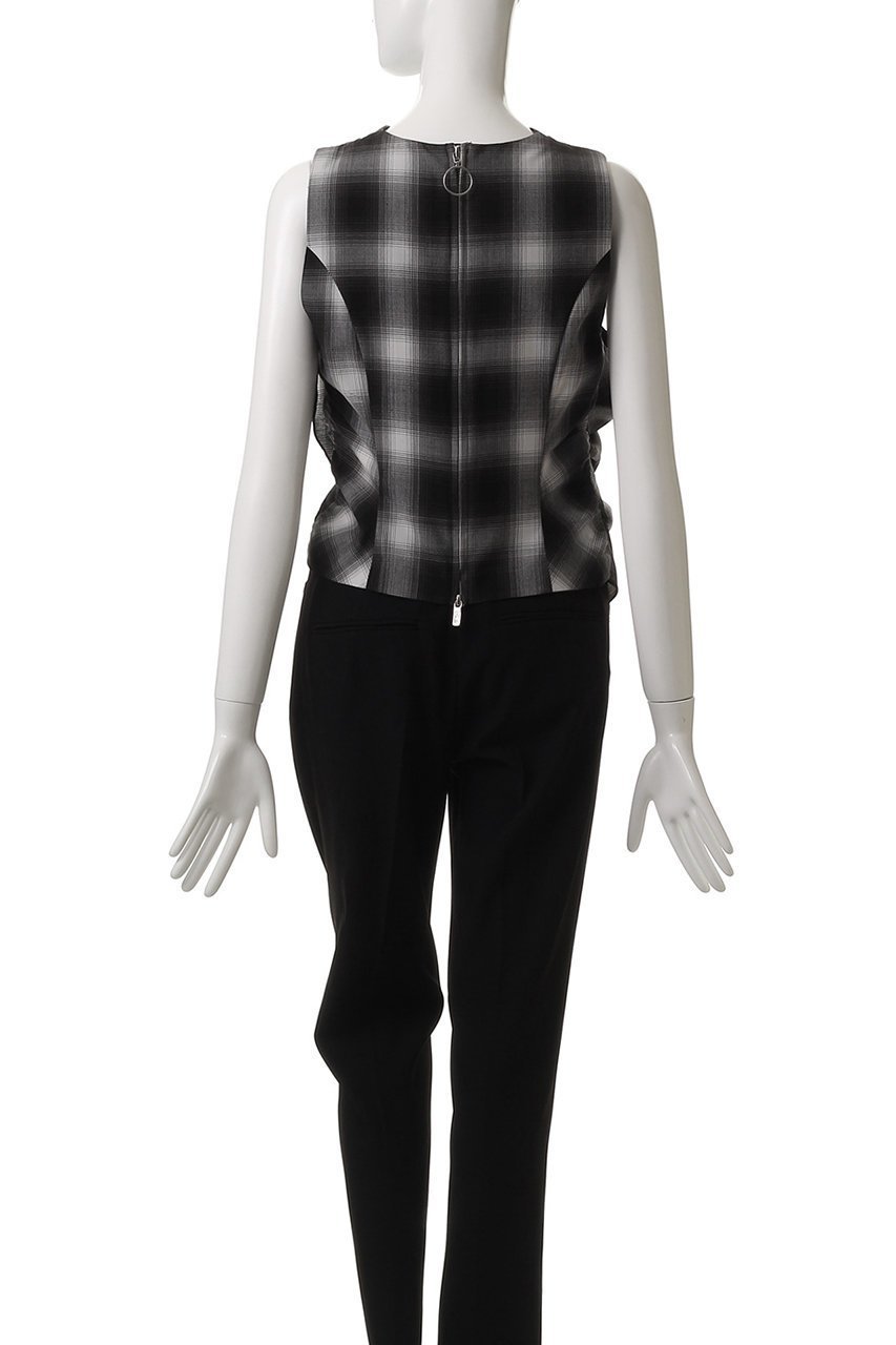 【プランク プロジェクト/PRANK PROJECT】のドレープフロントトップ / Draped Front Top 人気、トレンドファッション・服の通販 founy(ファニー) 　ファッション　Fashion　レディースファッション　Fashion for Women　トップス・カットソー　Cut & Sew Tops　シャツ・ブラウス・オフィスカジュアル　Elegant Blouses & Button-Ups　おすすめ　Recommended / Our Picks　コルセット　Corset, Bustier　サマー　Summer, Summer Style　ショート　Short, Short Length　ストライプ　Stripe, Striped Pattern　スリーブ　Sleeve, Long Sleeve / Short Sleeve　ダウン　Down, Puffer　デニム　Denim, Jeans Material　ドレープ　Drape, Draping Fabric　リネン　Linen, Linen Fabric　夏　Summer　other-8|ID: prp329100004550974 ipo3291000000032425006