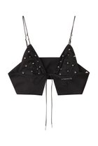 【プランク プロジェクト/PRANK PROJECT】のメタルパーツブラ / Metal Part Bra 人気、トレンドファッション・服の通販 founy(ファニー) ファッション Fashion レディースファッション Fashion for Women トップス・カットソー Cut & Sew Tops キャミソール&ノースリーブ Camisoles & Sleeveless Tops シャツ・ブラウス・オフィスカジュアル Elegant Blouses & Button-Ups オケージョン Occasion Wear シンプル Simple, Minimal タンク Tank Top, Sleeveless Top ダブル Double, Double-Breasted ツイル Twist, Twisted Detail ノースリーブ Sleeveless, No-Sleeve メタル Metal, Metal Parts 夏 Summer thumbnail BLK(ブラック)|ID: prp329100004550975 ipo3291000000032812951