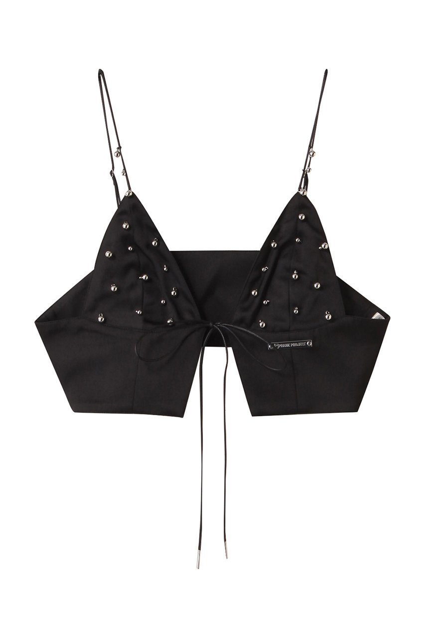 【プランク プロジェクト/PRANK PROJECT】のメタルパーツブラ / Metal Part Bra インテリア・キッズ・メンズ・レディースファッション・服の通販 founy(ファニー) 　ファッション　Fashion　レディースファッション　Fashion for Women　トップス・カットソー　Cut & Sew Tops　キャミソール&ノースリーブ　Camisoles & Sleeveless Tops　シャツ・ブラウス・オフィスカジュアル　Elegant Blouses & Button-Ups　オケージョン　Occasion Wear　シンプル　Simple, Minimal　タンク　Tank Top, Sleeveless Top　ダブル　Double, Double-Breasted　ツイル　Twist, Twisted Detail　ノースリーブ　Sleeveless, No-Sleeve　メタル　Metal, Metal Parts　夏　Summer　BLK(ブラック)|ID: prp329100004550975 ipo3291000000032812951