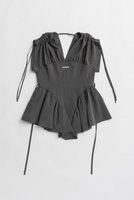 【プランク プロジェクト/PRANK PROJECT】のバルーンペプラムチュニック / Balloon Peplum Tunic 人気、トレンドファッション・服の通販 founy(ファニー) ファッション Fashion レディースファッション WOMEN ワンピース Dress チュニック Tunic ウォッシャブル Washable オーガンジー Organdy シアー Sheer チュニック Tunic チュール Tulle ドローストリング Drawstring フリル Frills ラッフル Raffle レース Race 夏 Summer NEW・新作・新着・新入荷 New Arrivals |ID:prp329100004550976