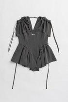 【プランク プロジェクト/PRANK PROJECT】のバルーンペプラムチュニック / Balloon Peplum Tunic 人気、トレンドファッション・服の通販 founy(ファニー) ファッション Fashion レディースファッション WOMEN ワンピース Dress チュニック Tunic ウォッシャブル Washable オーガンジー Organdy シアー Sheer チュニック Tunic チュール Tulle ドローストリング Drawstring フリル Frills ラッフル Raffle レース Race 夏 Summer NEW・新作・新着・新入荷 New Arrivals thumbnail GRY(グレー)|ID: prp329100004550976 ipo3291000000032163940