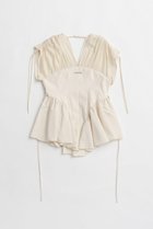 【プランク プロジェクト/PRANK PROJECT】のバルーンペプラムチュニック / Balloon Peplum Tunic 人気、トレンドファッション・服の通販 founy(ファニー) ファッション Fashion レディースファッション WOMEN ワンピース Dress チュニック Tunic ウォッシャブル Washable オーガンジー Organdy シアー Sheer チュニック Tunic チュール Tulle ドローストリング Drawstring フリル Frills ラッフル Raffle レース Race 夏 Summer NEW・新作・新着・新入荷 New Arrivals thumbnail IVR(アイボリー)|ID: prp329100004550976 ipo3291000000032163943